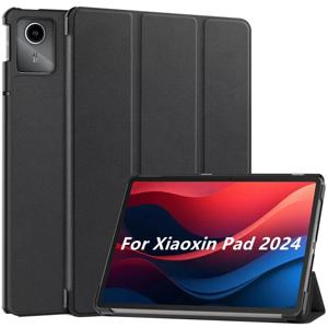 Lenovo Tab M11 TB330FU TB331FC Xiaoxin Pad 2024 11 인치 삼중 접이식 스탠드 Xiaoxin Pad 2024 케이스 용 스마트 타블렛 커버 펀다