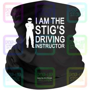 I'M Stigs 운전 강사, 재미있는 인쇄 반다나, 얼굴 마스크 스카프, 목 각반 헤드 밴드