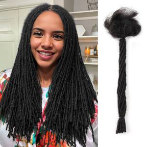 레게머리 브라질리언 버진 인모 크로셰 브레이드 헤어 록 익스텐션, 꼬인 브레이드 마이크로락, 10 가닥, 0.2cm