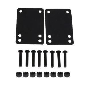 스케이트보드 라이저 패드, PU 고무 가스켓, 롱보드 데크, 충격 흡수 트럭 브래킷, 29mm 볼트, 3mm, 1 세트