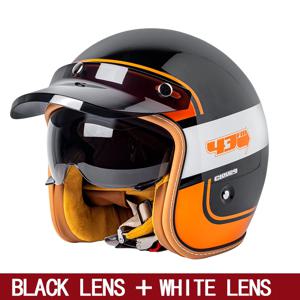 오토바이 헬멧 국가 표준 3c 인증 남성과 여성을 위한 반 헬멧 사계절 범용 내부 렌즈 전기 그는