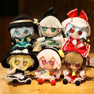 20cm 동방 프로젝트 Hakurei Reimu Kirisame Cirno Fumo Flandre 스칼렛 애니메이션 주변 플러시 장난감 동방 아이 생일 선물