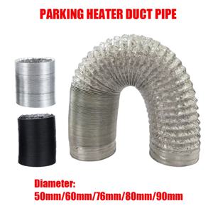 42/50/60/76/80/90mm 암호화 된 알루미늄 호일 환기 파이프 확장 가능한 연기 튜브 주차 히터 욕실 콘센트 배기 팬 호스