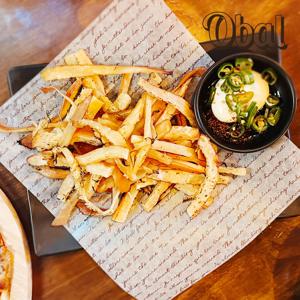 오발 촉촉하고 담백한 바베큐오징어1kg