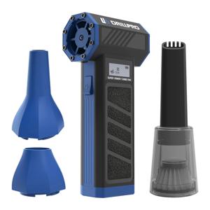 Drillpro P30 터보 팬 130000 5000mAh 배터리 듀얼 노즐을 갖춘 RPM 300g 풍압 휴대용 브러시리스 모터 고성능