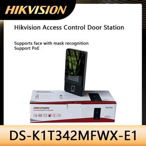 Hikvision DS-K1T342MFWX-E1 새로운 얼굴 인식 터미널은 마스크 인식 기능을 갖춘 얼굴을 지원합니다. 4.3인치 LCD PoE