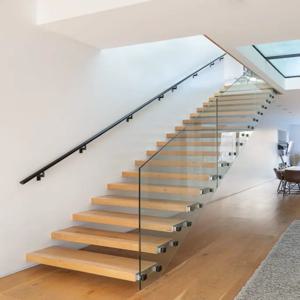 스테인리스 스틸 핸드레일 기둥 키트 유리 난간 하드웨어 현대적인 디자인 발코니 난간 테라스 계단 핸드레일