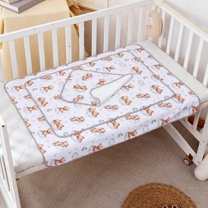 Elinfant 3 크기 소프트 폴리 에스터 변경 매트 휴대용 기저귀 패드 변경 패드 접이식 아기 변경 패드, 침구, 매트리스 커버