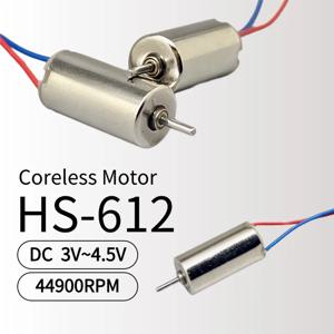 4pcs DC 3V 4.5V 12x6mm 0.8mm 샤프트 612 코어리스 모터-고속 강력한 자석, RC 항공기 드론 모델용