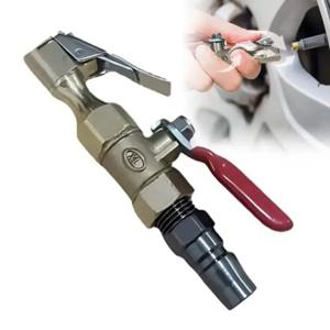 자동차 타이어 공기 주입 노즐 잠금 장치가 있는 타이어 공기 주입 척, 빠른 공기 주입 호스 노즐, 자동차 SUV용 밸브 에어 컴프레서 어댑터 포함