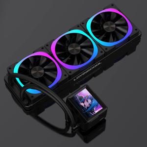 러빙쿨 공장가 360MM ARGB CPU PC 수냉 라디에이터 마그네틱 펌프 헤드 AMD 액체 쿨러 게이밍 PC용