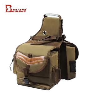 Baslong 안장 가방 옥스포드 천 승마 장비 가방 대용량 방수 다기능 화장품 가방 승마 훈련 장비 가방