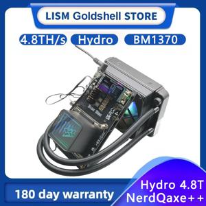 새로운 Bitaxe NerdQaxe++ Hydro 4.8TH/s 60W 수냉식 비트코인 ​​채굴기(4*BM1370 ASIC 칩 포함) 채굴용 2.4G WiFi 암호화 기계