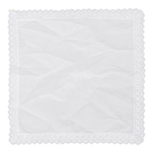 Y88A 흰색 레이스 손수건 숙녀면 손수건 레이스 큰 도대나