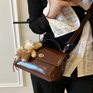 캐주얼 다용도 작은 사각 가방 여성용 크로스바디 가방 지퍼 레이어 2025 신상 패션 올매치 미니 가방 KH 브랜드