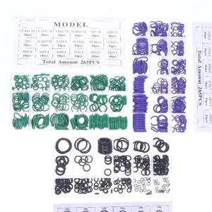 225/265개 내구성 니트릴 고무 밴드 O-링 세트 (밀봉 및 수리용)