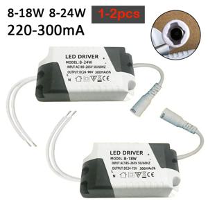 새로운 8-24W 8-18W 300mA LED 드라이버 전원 어댑터 유닛 조명 변압기 185-265V LED 조명 스트립 천장 통 조명