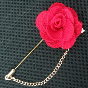 남성 수제 꽃 브로치 여성 브로치 핀 웨딩 정장 셔츠 코사지 칼라 장미 옷깃 핀 쥬얼리 액세서리 선물용