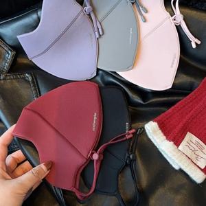 새로운 Dralon 따뜻한 마스크 세탁 가능 방진 페이스 베일 통기성 조절 가능한 페이스 커버 여성