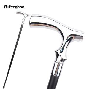 화이트 T자형 패션 신사 지팡이 장식용 스틱 코스프레 빈티지 장식용 스틱 코스프레, 스팀펑크 및 일상용