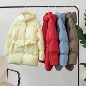2025년 신상 여성 겨울 두꺼운 따뜻한 파카 패딩 재킷