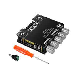 ZK-MT21 2.1 서브우퍼 앰프 보드 50W*2 +100W 파워 오디오 스테레오 앰프 채널 블루투스 5.0 CS8673E