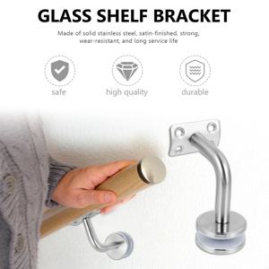 스테인리스 스틸 유리 클램프 8-16cm 두께 브래킷 계단 난간 지지대 간편 설치 긴 수명 개선