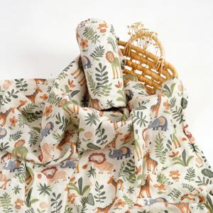 프리미어 품질 대나무 면 아기 거즈 포대기 부드러운 신생아 랩 유아 목욕 타월 유모차 커버 120x110cm