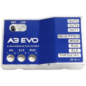 ABMF-안정화 및 6축 자이로 A3 EVO 밸런서 비행 컨트롤러는 플라잉 윙 RC 항공기 비행기를 위한 PPM 수신기를 지원합니다.