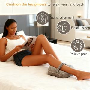 버터플라이 디자인의 메모리폼 다리 베개, 느린 반동 – 휴식, 사무실 휴식, 체중 및 – 목표에 맞춘 지지력 다리 쿠션에 이상적