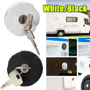 카라반 모터홈 물 주입구 캡(열쇠 2개 포함) OEM 98658-001 피아마 RV용 블랙/화이트 물탱크 캡 RV 물탱크 부품