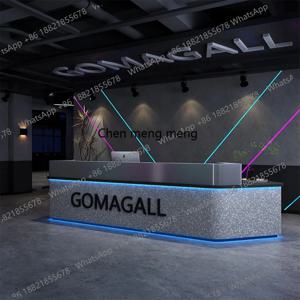 체육관 리셉션 레스토랑 호텔 인더스트리얼 스타일 바 계산대 커피 당구장 비스트로 리셉션 카운터 테이블