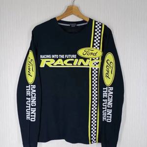 스트리트 스타일 루즈핏 긴팔 티셔츠 모터사이클 바람 하이 스트리트 힙합 분위기