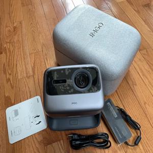 브랜드 뉴 JMGO N1S 프로 트리플 레이저 4K 프로젝터 - 와이파이 및 블루투스 지원, 2250 ISO 루멘, 1600:1 명암비, 넷플릭스, GTV