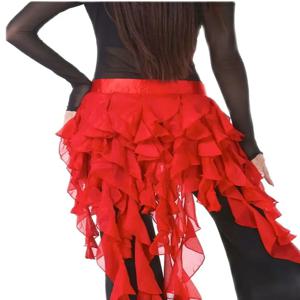 1 개/몫 새로운 밸리 댄스 의상 술 랩 벨트 체인 쉬폰 엉덩이 부족 허리 체인 무료 사이즈 캔디 솔리드