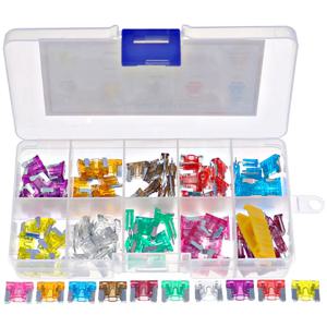 100pcs 10 값 마이크로 자동 퓨즈 자동차 퓨즈 블레이드 키트 상자 2A 5A 7.5A 10A 15A 20A 25A 30A 35A 40A 각 10pcs