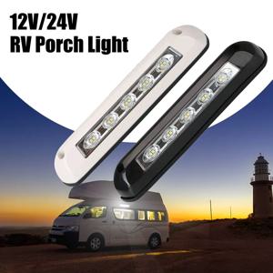 RV LED 차양 현관 조명, 방수 캠핑카, 캐러밴, 트레일러 벽 램프, 12V, 24V