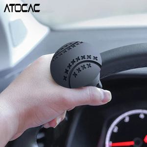 360 스티어링 휠 스피너 볼 베어링 회전 보조 노브 실리콘 논슬립 그립 원핸드 컨트롤 터닝 헬퍼 자동차 부스터