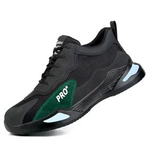 패션 안전 신발 남성 부츠 강철 발가락 신발 남성 펑크 방지 작업 운동화 남성 신발 작업 부츠 불멸의 신발