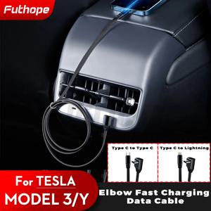 Futhope 120CM 3A Tesla 모델 3 모델 Y 하이랜드 주니퍼 전화 충전 용 고속 충전 충전기 케이블