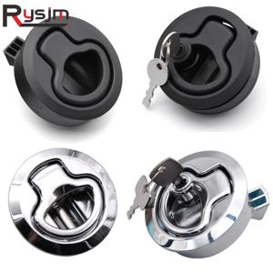 보트 데크 해치 플러시 풀 슬램 래치 마운트 래치 리프트 RV 요트 해양 데크 해치 잠금 로커 요트 액세서리