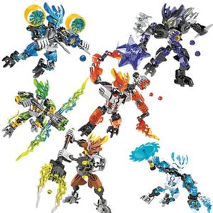 2023 Bionicle 수호자 빌딩 블록 애니메이션 액션 피규어 군인 로봇 벽돌 장난감 소년 어린이 생일 크리스마스 선물