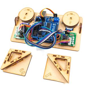아두이노 로봇 프로젝트용 케이블 플로터 모터가 있는 벽화 그리기 로봇, 극좌표 그래프 스테퍼 모터 프로그래밍 가능 장난감 DIY 키트