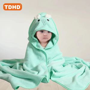 TDHD 슈퍼 소프트 산호 양털 신생아 목욕 타월: 속건성, 두껍고 저자극성