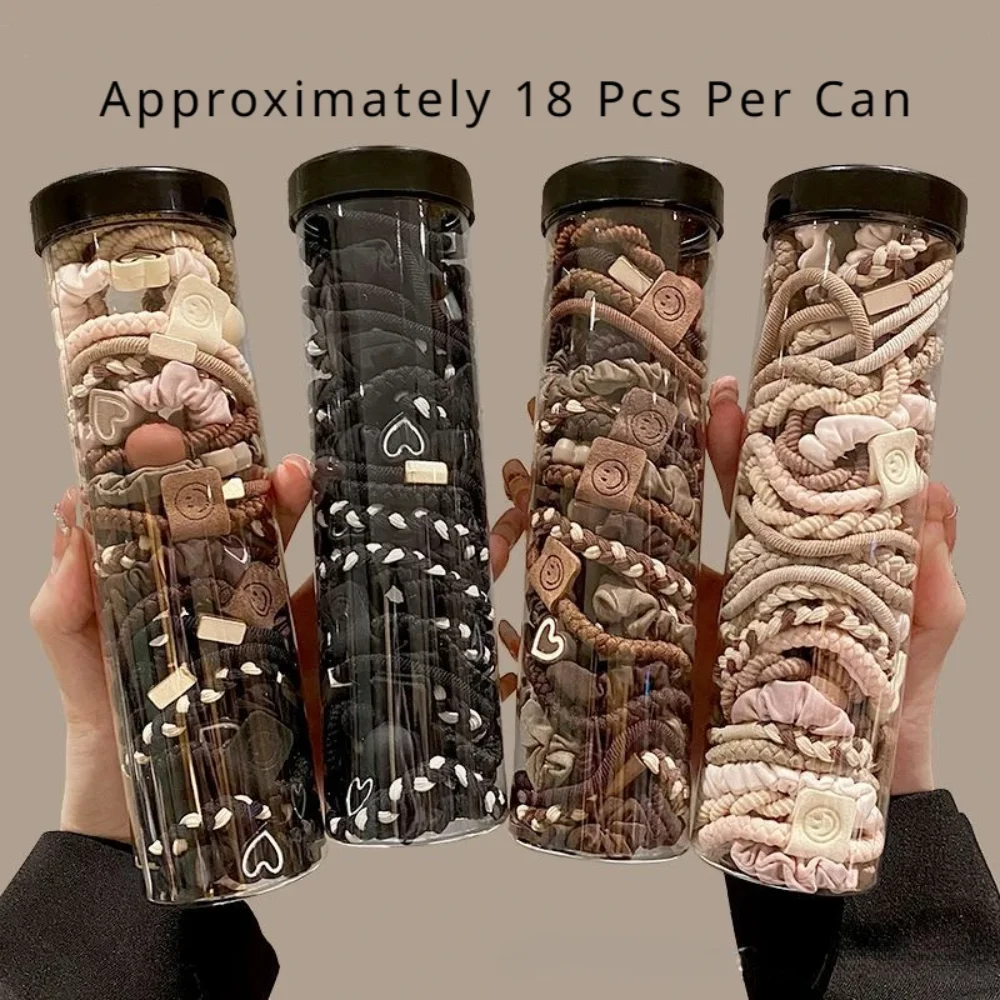 높은 탄력성 내구성 여성 단순 우아한 헤어 타이, 포니 테일에 적합, 세련된 헤어 밴드 헤어 타이 소녀 헤어 액세서리