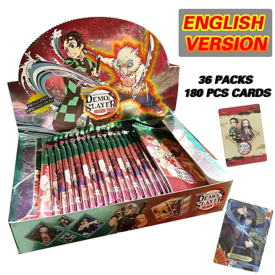 플래시 악마 슬레이어 카드 Mugen Train SSP 카드 Ultra Rare Card Tanjirou Kamado Nezuko 캐릭터 컬렉션 카드