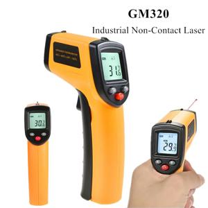 GM320 적외선 온도계 디지털 고온계 비접촉 레이저 -50~400 ℃   IR 레이저 온도 측정기 산업용 고온계 포인트 건 40%