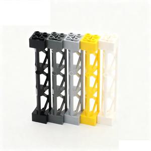 모크 빌딩 블록 58827 전신주 철제 프레임 지지대 2x2x10 거더 DIY 브릭 건축 장난감 95347 호환