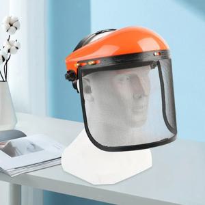 전기 절단 임업 로깅 모어용 전기톱 헬멧 메쉬 페이스 실드