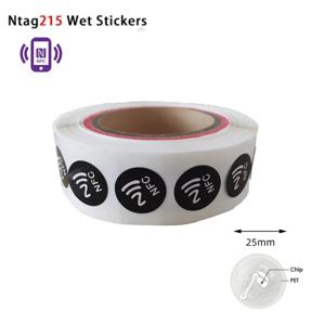 10Pcs/50Pcs/100pcs Ntag215 재기록 가능 NFC 태그 13.56MHz ISO14443A 사용 가능 RFID 접착 라벨 RFID 태그 스티커 공유 태그